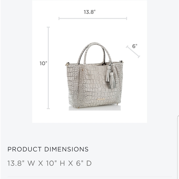 BRAHMIN DESIGNER PURSE BAG SATCHEL HANDBAG - Picture 13 of 14